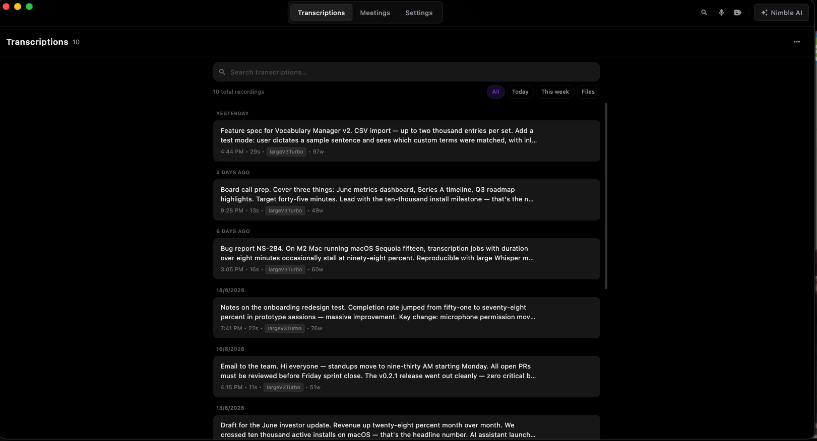 dark theme screenshot 1
